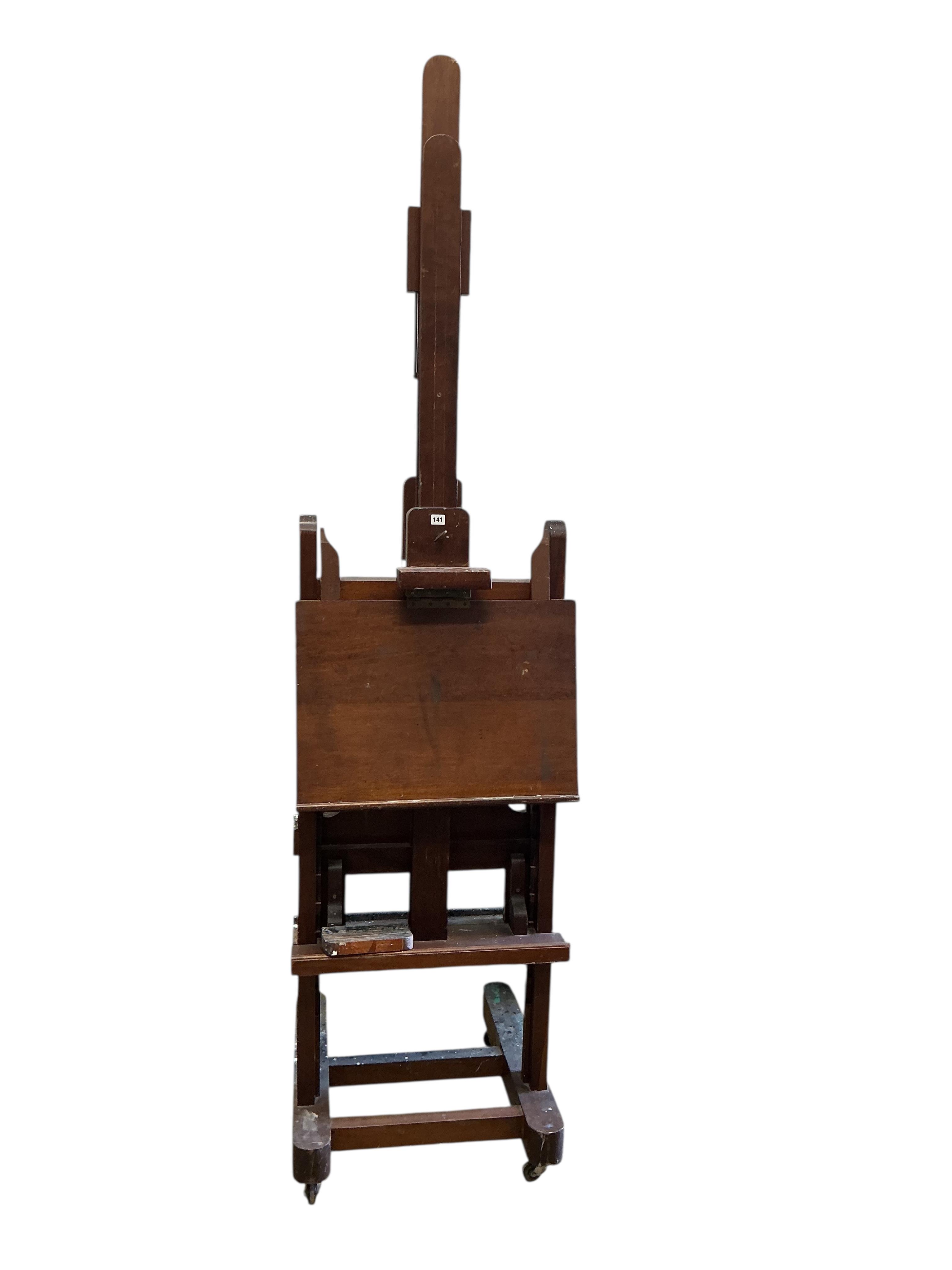 An artist's studio easel
